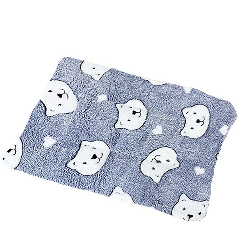 부드러운 반려동물 댕냥이 패턴 애착 방석, 빅베어, 1개