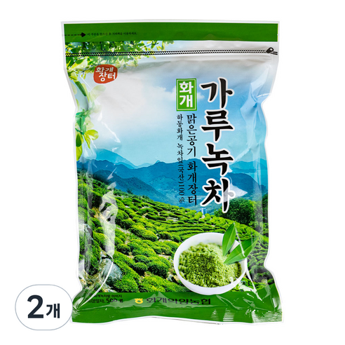화개농협 가루녹차, 500g, 1개입, 2개