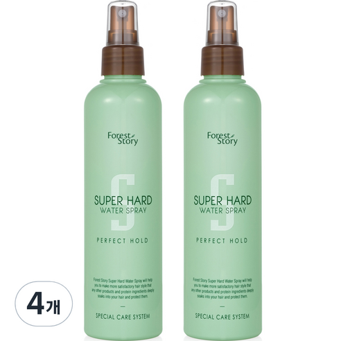 포레스트스토리 슈퍼 하드 워터 스프레이, 4개, 252ml