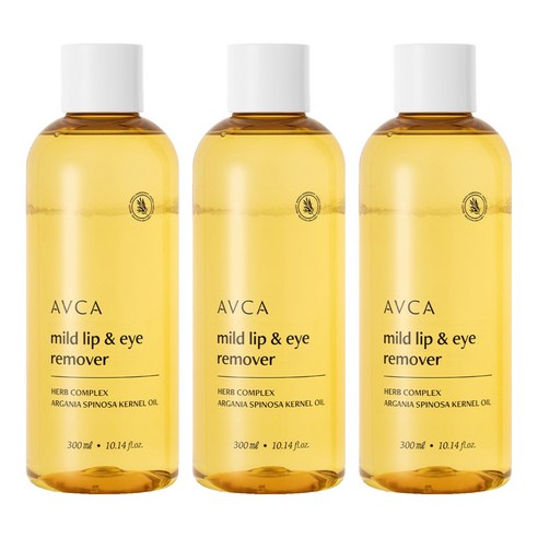 아브카 마일드 대용량 립앤아이 리무버, 3개, 300ml