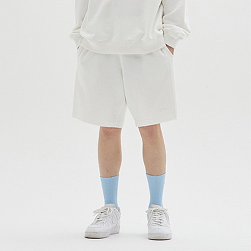 위캔더스 남성용 RAW EDGE SWEAT SHORT