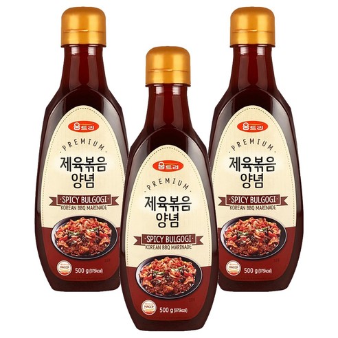 움트리 제육볶음양념, 500g, 3개
