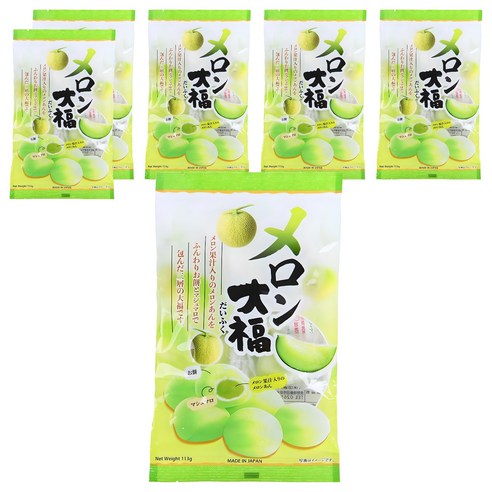 쿠보타 멜론 찹쌀떡, 113g, 6개