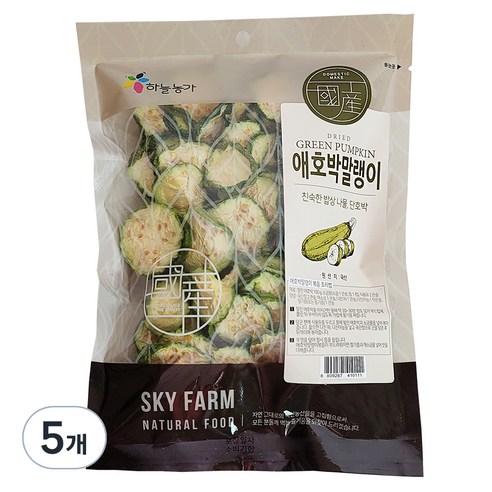 나물이야기 국산 애호박말랭이, 100g, 5개