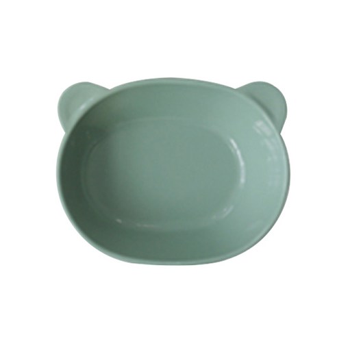 블루마마 실리콘 곰돌이 플레이트, 민트, 1개