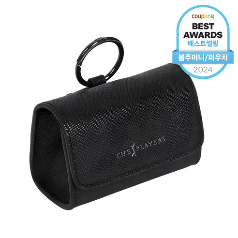 PGA 투어 THE PLAYERS 헤리티지 레더 골프공 투볼 케이스: 품격 있는 라운딩의 동반자 골프공파우치