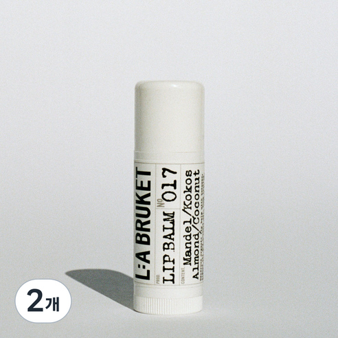 라부르켓 립 밤, 아몬드 코코넛, 14g, 2개