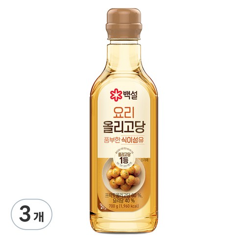 백설 요리 올리고당, 700g, 3개