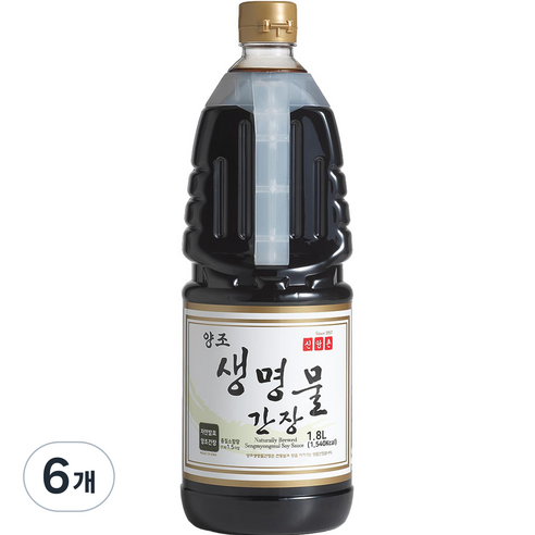 신앙촌 양조 생명물간장, 1.8L, 6개