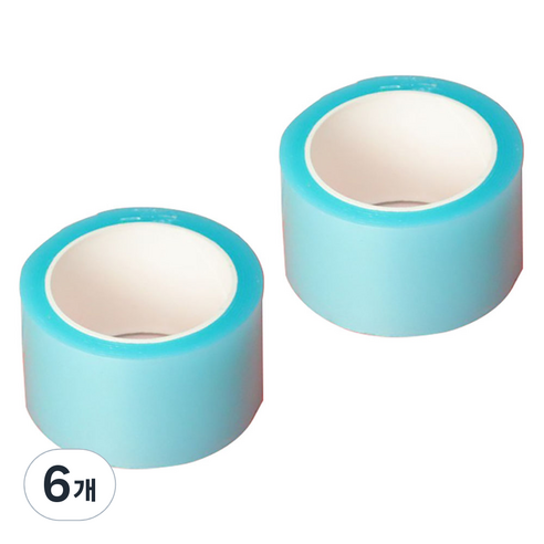알로데 핀치 앤 나노 양면테이프 3cm x 1m, TYPE02 블루, 6개