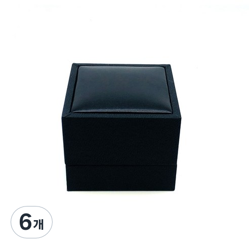 바미샵 가죽쿠션 반지 케이스, 6개