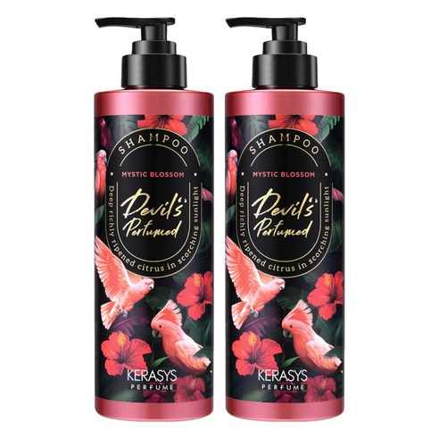 케라시스 데빌스 퍼퓸 시즌2 샴푸 미스틱 블라썸, 500ml, 2개