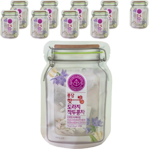 향긋한 힐링, 제임스티스푼 무카페인 도라지작두콩차로 건강과 맛을 한 번에!