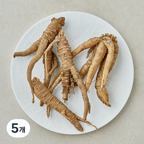 국내산 흙더덕, 5개, 300g