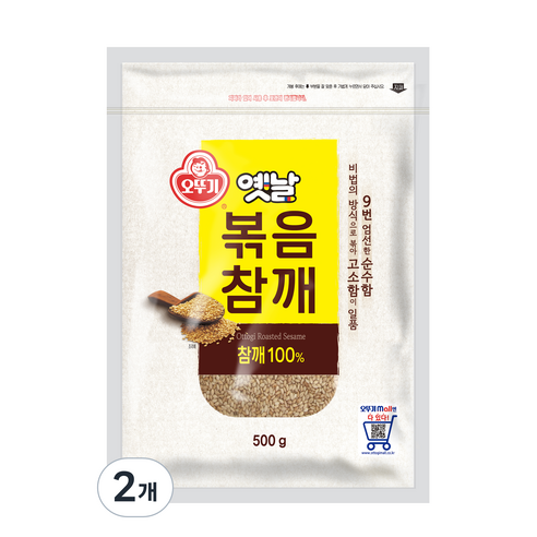 오뚜기 옛날 볶음참깨, 500g, 2개