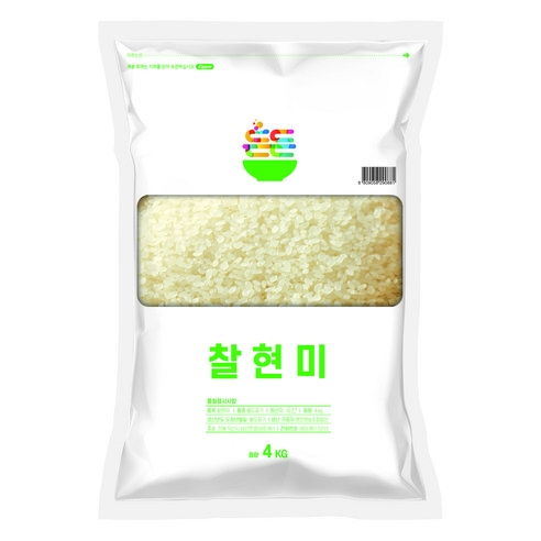 명천 든든 우리 쌀 찰현미, 5kg, 1개