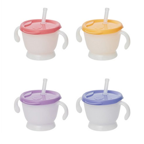 스카카 첫걸음 트레이닝 스트로우 머그: 안전하고 편리하게 아기의 독립적인 성장을 응원합니다.