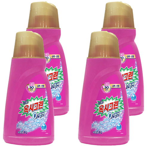 오투액션 액상세제 본품, 1L, 4개