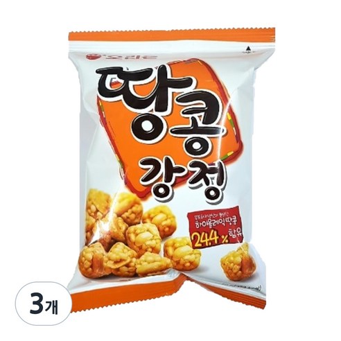 오리온 땅콩강정 80g, 3개