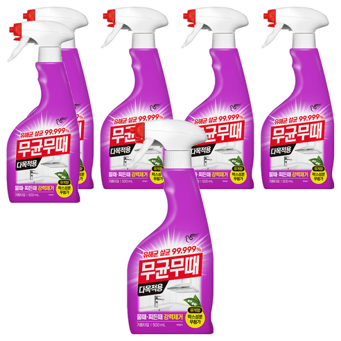 피죤 무균무때 다목적용, 500ml, 6개