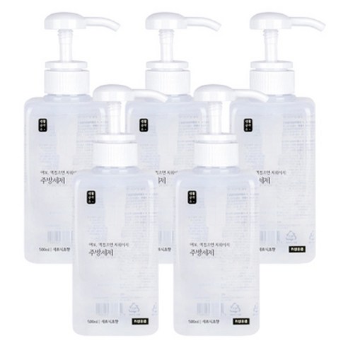 생활공작소 주방세제 석류식초, 500ml, 5개입