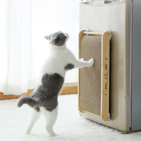 딩동펫 반려동물 고양이 수직스크래쳐, 혼합색상, 1개