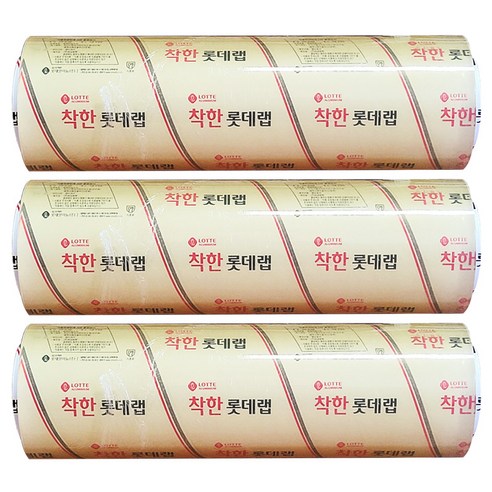 롯데이라이프 착한 업소용랩 40cm x 500m, 3개