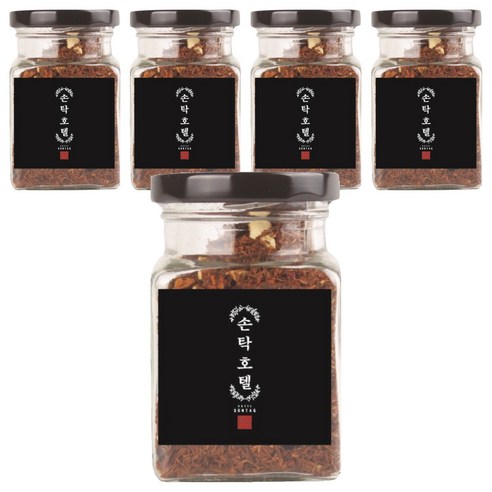 손탁호텔 루이보스오렌지차 보틀 리필, 50g, 1개입, 5개