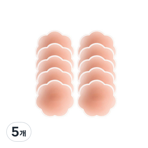 베아시스 실리콘 물놀이 틴케이스 니플 패치 해바라기 민트 10p, 5개