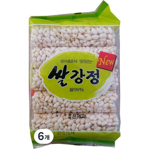 조은제과 쌀강정, 100g, 6개