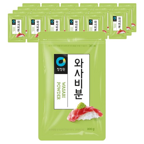 청정원 와사비분, 200g, 24개