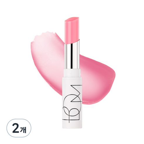 비오엠 듀이 립밤, 03 퓨어핑크, 4.5g, 2개