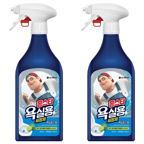 홈스타 맥스프레쉬 욕실청소용 세정제, 2개, 500ml