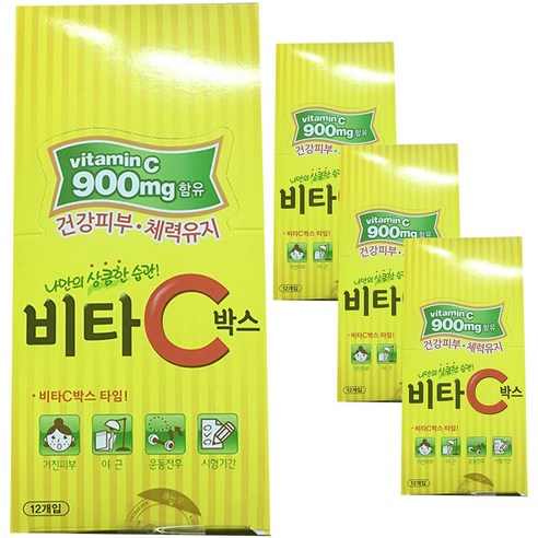 롯데제과 비타C박스 캔디, 17.5g, 4개