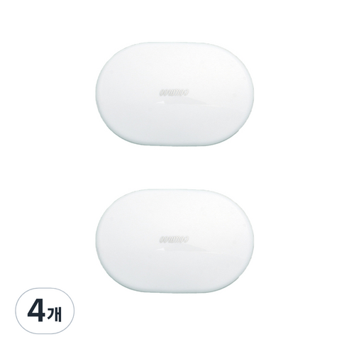 아이즈 거울 렌즈 케이스, 화이트, 4개