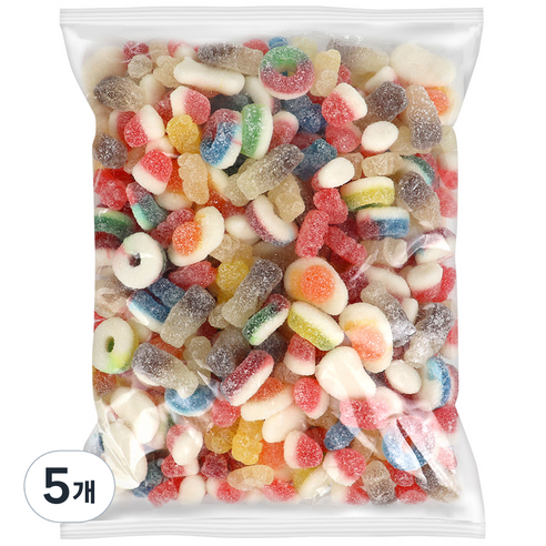 피니 해피 사우워 믹스 젤리, 1kg, 5개