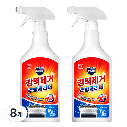 생활공식 강력제거 주방클리너, 8개, 500ml