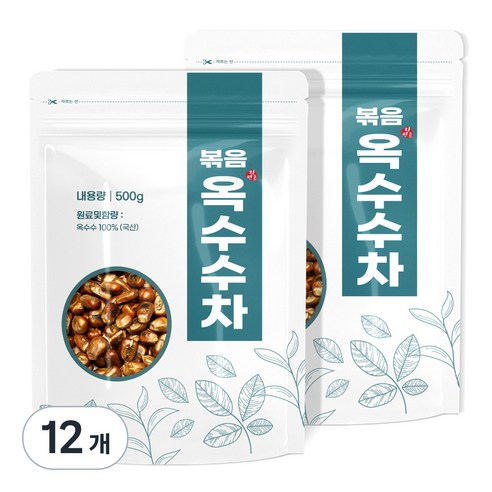 볶음 옥수수차, 500g, 1개입, 12개