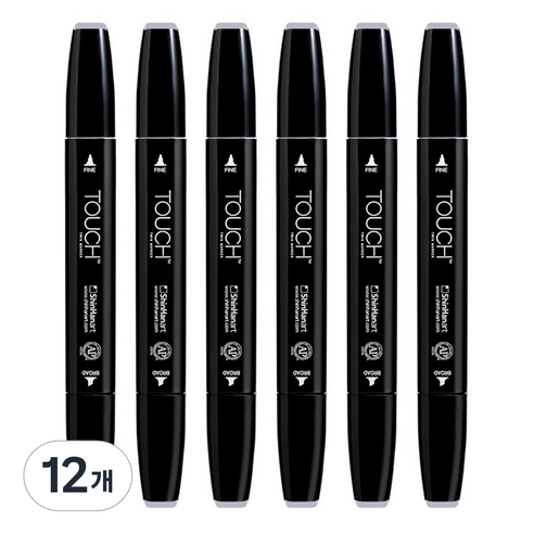 터치 신한 트윈마카 COOL GREY CG3, 1색, 12개