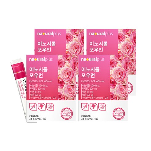 내츄럴플러스 이노시톨 포우먼, 75g, 4개