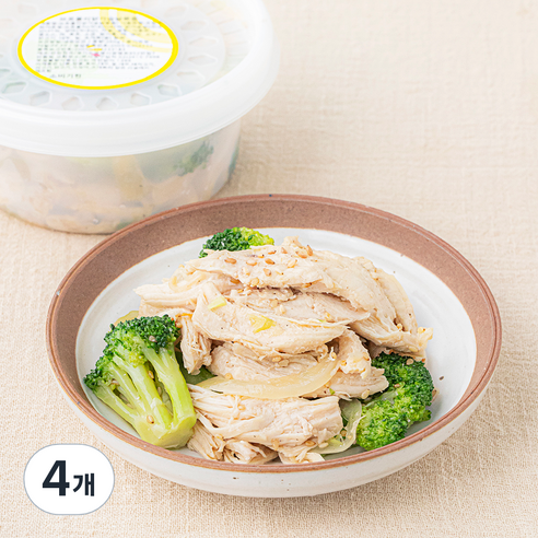 반찬천국 브로콜리 닭가슴살 볶음, 260g, 4개