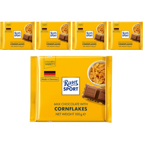 리터스포트 콘플레이크 초콜릿, 100g, 5개