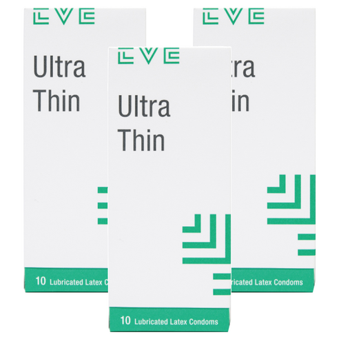 EVE 울트라씬 콘돔, 10개입, 3개