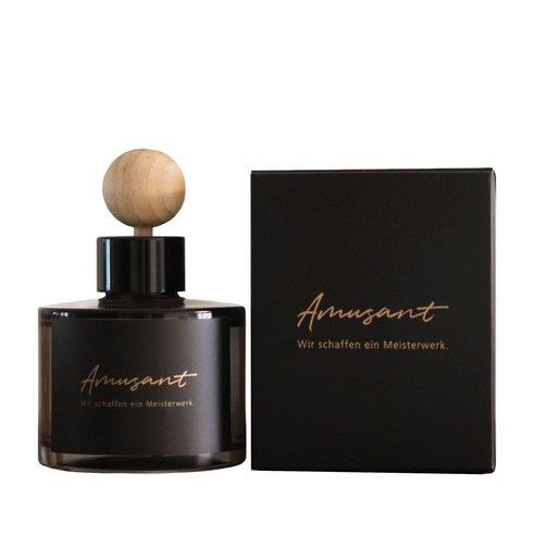 아뮈잔트 프리미엄 블랙 퍼퓸 차량용 디퓨저 120ml, 1개, 블랙체리