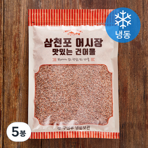 조혜정의멸치연구소 밥새우 멸치 (냉동), 5봉, 180g
