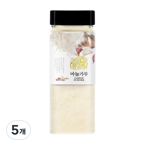 덕화 마늘가루 80%, 400g, 5개
