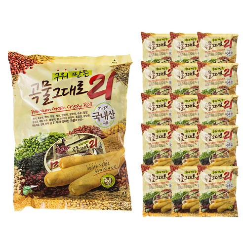 곡물그대로21 크리스피롤, 650g, 16개