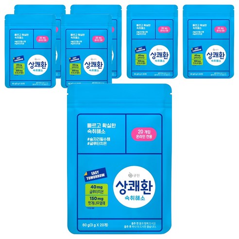 상쾌환 숙취해소제, 3g, 140개