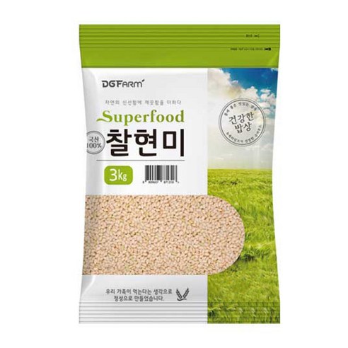 건강한밥상 국산 찰현미, 3kg, 1개