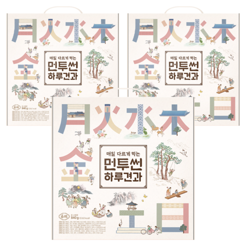 먼투썬 6주 하루견과, 840g, 3개